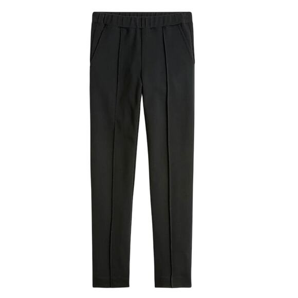 J.Crew Women's Pintuck Slim Fit Black Sweatpant Size Small Petite NWT - Picture 1 of 8